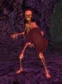 A skeleton in the original Tutorial Cave.