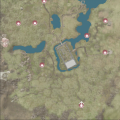 Location of the teleport between Serbule and Serbule Hills, plus some other locations of interest in Serbule