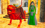 "The Dedicated Loremaster" kittensoultaker hanging in Serbule with his boss pet Hissy!
